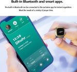 ⁦Generic Tasbih Smart Ring 20mm, Muslim Prayer, Prayer timing reminder, OLED display Tasbih Counter, Waterproof (Blue)⁩ - الصورة ⁦3⁩