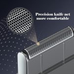 ⁦Men's Ultra Thin Electric Razor, Rechargeable Single Razor Reciprocating Mini Electric Razor Rechargeable Washable Wet/Dry Razor for Facial Care Beard Trimmer, Cordless USB Travel Razor, Silver⁩ - الصورة ⁦2⁩