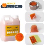 ⁦wisedry [ 2 LBS ] Silica Gel Desiccant Beads Bulk with Color Indicating, Bead Size 2-4 mm, Rechargeable⁩ - الصورة ⁦7⁩