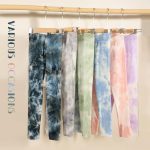 ⁦Chicduo 6 Pack Girls Printed Leggings Casual Yoga Pants for Girls Stretchy Tie-Dyed Leggings Girls Athletic Leggings⁩ - الصورة ⁦2⁩