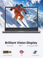 ⁦ACEMAGIC Laptop, 16GB DDR4 512GB SSD 16.0inch Laptop Computer, Windows 11 Laptop with Intel 12th N97 Processor(Up to 3.6GHz), 1920P FHD Display, Metal Shell, WiFi 6, USB3.2, Type_C, Long Battery Life⁩ - الصورة ⁦3⁩