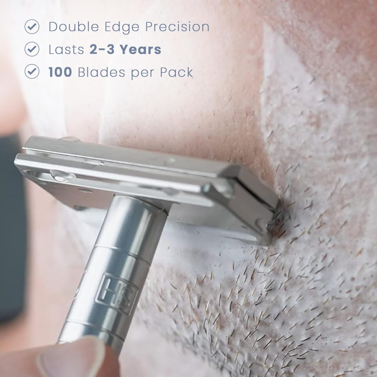 ⁦Henson Shaving RK Double Edge Razor Blade - 100 pack - designed for the AL13 (100)⁩ - الصورة ⁦4⁩