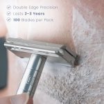 ⁦Henson Shaving RK Double Edge Razor Blade - 100 pack - designed for the AL13 (100)⁩ - الصورة ⁦4⁩