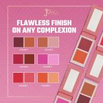 ⁦Juvia's Place Juvia 's Blushed Duo Blush - Two Tone Pigmented Buildable Pressed Mineral Powder - Rosy Natural Cheeks Matte Fresh Finish for All Skin Color -Volume4⁩ - الصورة ⁦2⁩