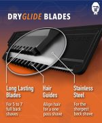 ⁦BAKblade 2.0 Refill Cartridges - Back Hair & Body Shaver Refill Replacement Cartridges. 4ââ‚¬Â Extra-Wide Wet or Dry Disposable Razor Blades (6-Pack)⁩ - الصورة ⁦3⁩