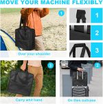 ⁦Jectse Slushie Machine Travel Bag, Oxford Cloth Portable Storage Bag with Shoulder Strap, Large Capacity Outdoor Drink Maker, Easy Carry for Cords, Straws, and Cup Lids⁩ - الصورة ⁦5⁩