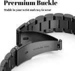 ⁦NESLIN Band Compatible with Huawei Watch Fit 4/4 pro 2025 /Fit 3 Strap, Adjustable Stainless Steel Metal Watch Band Classic Business Style Strap for Huawei Watch Fit 4 2025 Replacement Band Women Men⁩ - الصورة ⁦3⁩