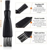 ⁦MAKINGTEC 8 Pieces Shaver Brush Razor, Cleaning Brush Electric Double Sided, Trimmer Shaver Brush Cleaner Set, Nylon Bristles PP Handle⁩ - الصورة ⁦4⁩