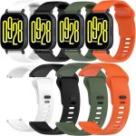 4 Pcs Silicone Strap Compatible with Xiaomi Redmi Watch 5 Active/5 Lite Women's Straps, Replacement Strap for Redmi Watch 5 Active/5 Lite