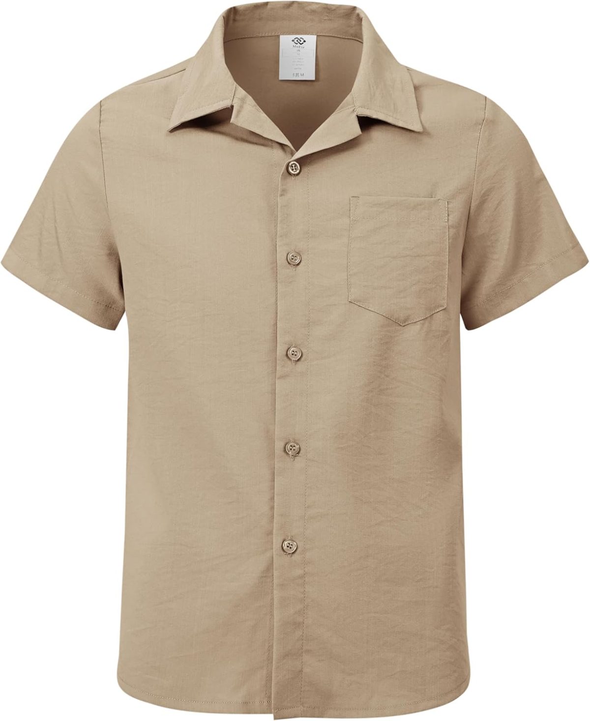⁦MoFiz Boys Boys Linen Short Sets Boys short set⁩ - الصورة ⁦4⁩