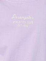 ⁦Styli Girls Minimal Slogan Print Sweatshirt⁩ - الصورة ⁦4⁩