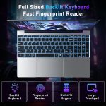 ⁦NAIKLULU Gaming Laptop,15.6 Inch Laptop Computer,32GB RAM 1TB SSD,AMD Ryzen 5 7430U 6C/12T Processor(up to 4.3Ghz),AMD Radeon Graphics,15.6”FHD 1920 * 1080 Display,WiFi 5,BT5.0,Backlit Keyboard⁩ - الصورة ⁦6⁩