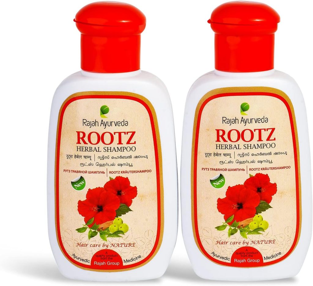 Rajah Ayurveda Rootz Herbal Shampoo - 100ml (Pack of 2)