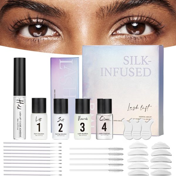 MAKINGTEC Lash Lift Kit, Eyelash Perm Kit, Eyelash Lift Kit Easy for Beginner and Professional Lash Perm Kit Achieve Salon-Quality Lashes Lift with Effective Result