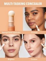 ⁦SHEGLAM Complexion Boost Concealer - With Sponge-head Applicator - High-coverage Formula (Fair)⁩ - الصورة ⁦6⁩