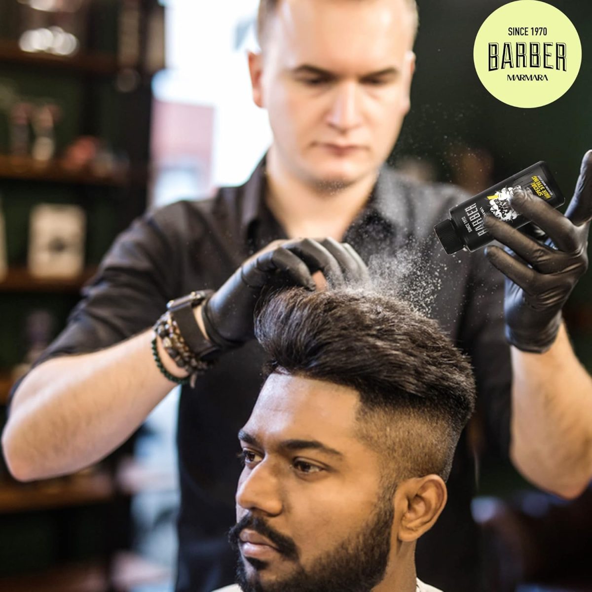 ⁦BARBER MARMARA Hair Powder 20gr | Matt Effect Styling for Women & Men | Volume & Modeling | Barber Shop Matte Look⁩ - الصورة ⁦5⁩