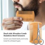 ⁦Gifts for Men, Beard Kit w/Handmade Beard Oil &Blam, Handmade Beard Brush &Comb, Anniversary &Birthday Gifts, Unique Gifts for Him Husband Boyfriend, Beard Care Kit for Daddy, Gifts for Men Dad⁩ - الصورة ⁦5⁩