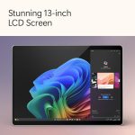 ⁦Microsoft Surface Pro (11th Edition - 2024), Copilot+PC, 2 in 1, 13"LCD upto 120Hz Display, Snapdragon X Plus, Qualcomm Hexagon with 45 TOPS NPU, Qualcomm Adreno GPU, 16GB RAM, 256GB SSD, Platinum⁩ - الصورة ⁦3⁩