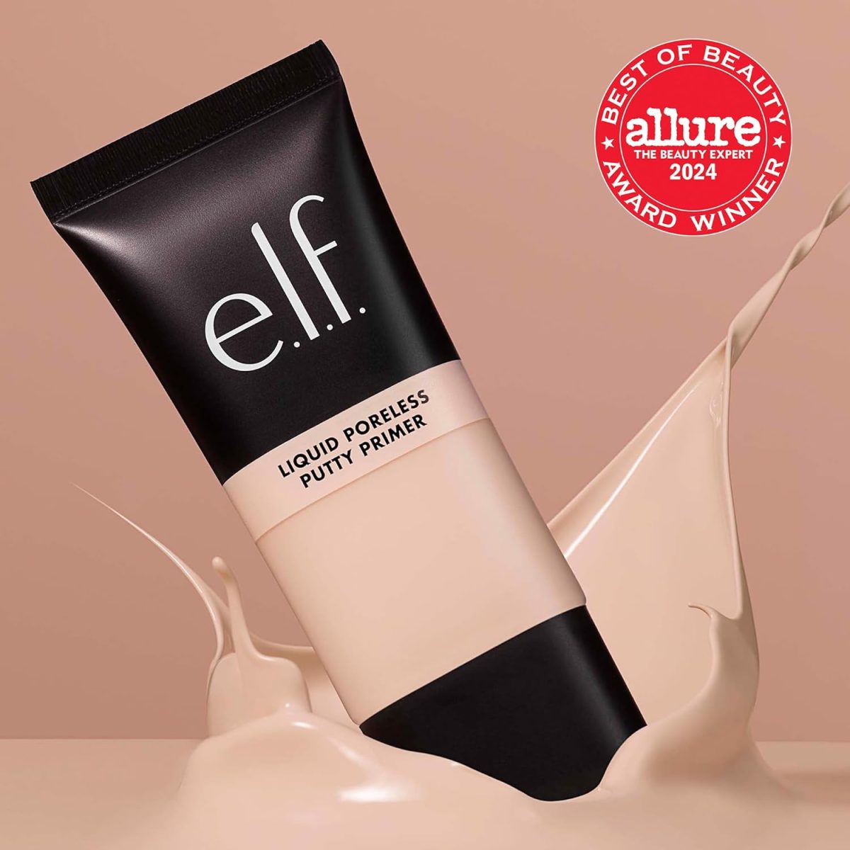 ⁦e.l.f. Liquid Poreless Putty Primer, Hydrating Liquid Face Primer For A Smooth Complexion, Grips Makeup For Longwear, Vegan & Cruelty-free⁩ - الصورة ⁦2⁩