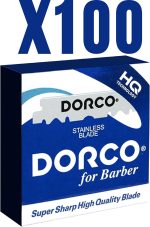 the shave factory Dorco Blades 100 Stainless Steel Single Edge Razor Blades