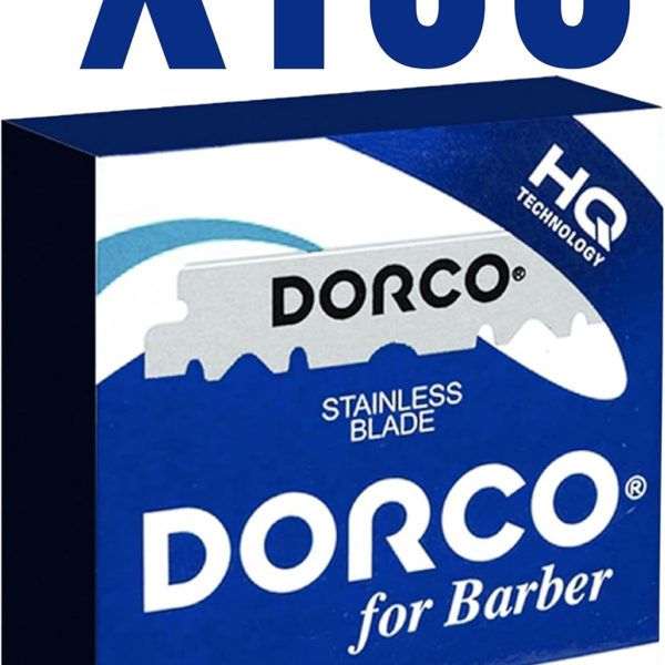 the shave factory Dorco Blades 100 Stainless Steel Single Edge Razor Blades