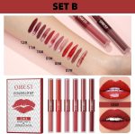 ⁦ELECDON 2-in-1 Lip Gloss & Matte Liquid Lipstick Set - 12 Colors Hydrating Velvet Lip Makeup Kit for Beauty Lovers⁩ - الصورة ⁦2⁩