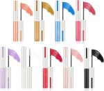 ELECDON 9 Colors Waterproof Mascara Set - Long-lasting, Volumizing & Curling for Stunning 3D Eye Makeup, Suitable Gift for Women & Teenage Girls