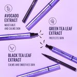 ⁦Kaja Winged Eyeliner Set - Wink Stamp Long | with Avocado Extract, Double-ended Wing, Smudge-Proof, Waterproof, Eye Irritation Tested, Long Lasting Pencil, Colorstay, Matte Finish, Cat Eye Look⁩ - الصورة ⁦6⁩
