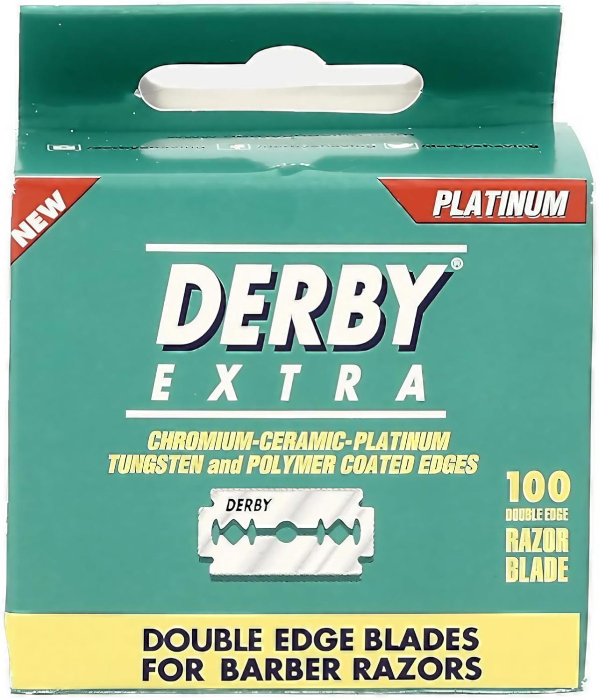 ⁦Derby Extra Double Edge Safety Razor Blades - Pack of 100 Blades⁩ - الصورة ⁦5⁩