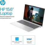 ⁦HP 15.6" Touchscreen Business Laptop | 6-Core i3-1215U (Outperforms i5 1135G7) | 32GB RAM | 1TB SSD | Win 11 Pro | Sleek Silver | W/Charger⁩ - الصورة ⁦2⁩