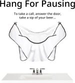 ⁦Beard King Beard Bib Hair Catcher - Mens Apron for Shaving, Shaping, Trimming, Grooming⁩ - الصورة ⁦6⁩
