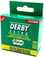 ⁦Derby Extra Double Edge Safety Razor Blades - Pack of 100 Blades⁩ - الصورة ⁦4⁩