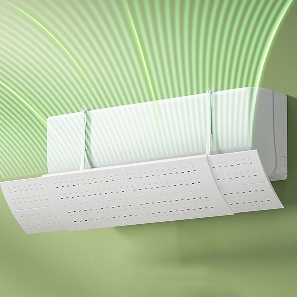 LinJie Air Conditioner Deflector,Retractable Ac Windshield,Hook Hanging Ac Vent Cover, To Fit All Types And Sizes Of Air Conditioners
