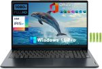 Lenovo IdeaPad 1 15.6" FHD Business Laptop[Windows 11 Pro S], 12th Gen Intel 10-Core i5-1235U, 40GB RAM, 1TB SSD, Iris Xe Graphic, Lifetime Office License, Privacy Camera, SD Card Reader, w/Battery