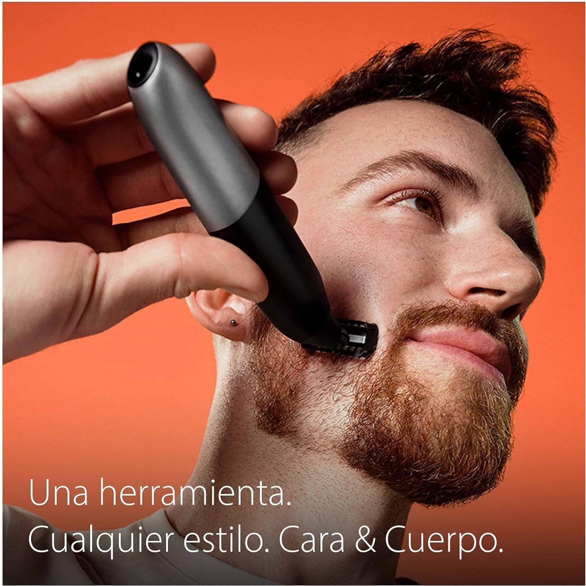 ⁦Braun Series X Electric Hybrid Trimmer for Men, Face & Body, with 6 Combs, Innovative 4D Blade, Beard Trimmer and Body Shaver, Skinshield, Two-Way Clog, Flexible Head⁩ - الصورة ⁦4⁩