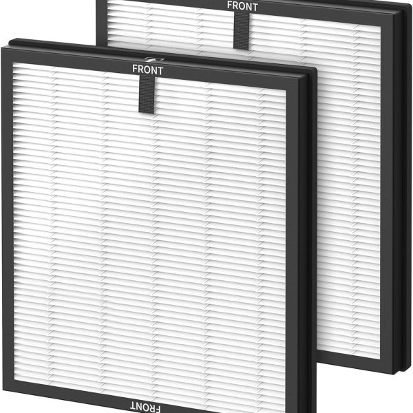 ibsun Air Filter H13 Ture HEPA Filter Suitable HY486 Air Purifier for Dust, Pet Dander, Smoke, Pollen for Bedroom and Office, Standard Version, 2 Pack