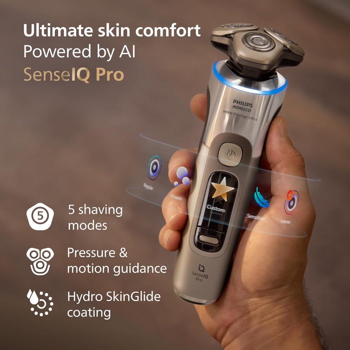 ⁦Philips Norelco I9000 Prestige Ultra Amazon, XP9403/88⁩ - الصورة ⁦6⁩