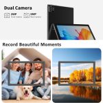 ⁦Android 15 Tablet, 10 inch 18GB RAM 128GB ROM, 2.0Ghz Quad-core Processor Tablet, 1280*800 IPS Touch Screen, 2.4G/5G WiFi, 2 in 1 Tablets with Keyboard, Case, Mouse, Stylus, 6000mAh Battery 8MP Camera⁩ - الصورة ⁦7⁩