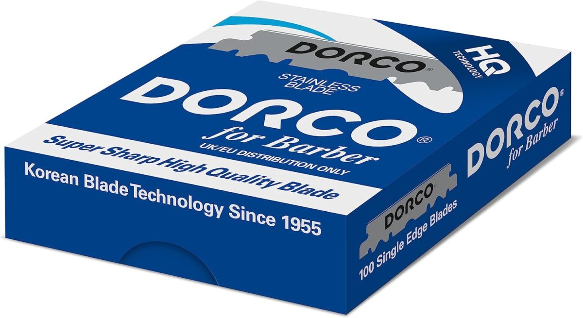 ⁦the shave factory Dorco Blades 100 Stainless Steel Single Edge Razor Blades⁩ - الصورة ⁦5⁩