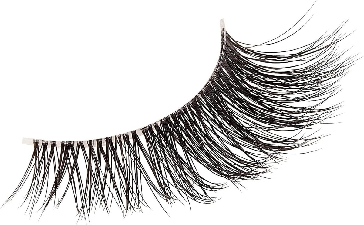 ⁦KISS Lash Couture LuXtensions Collection False Eyelashes, Flat Lash Technology, Super Slim Lash Band, Real Lash Extension Fibers, Reusable, Contact Lens Friendly Strip Lashes, Style 'Classic', 1 Pair⁩ - الصورة ⁦10⁩