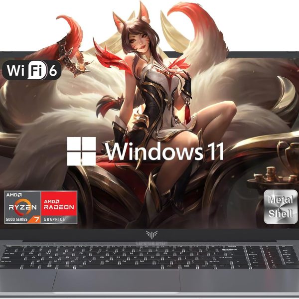 ACEMAGIC 2025 Laptop, Laptop Computer with AMD Ryzen 7 5700U (8C/16T, Up to 4.3GHz), 16GB RAM 512GB NVMe SSD Windows 11 Laptop, Radeon RX Vega 8 Graphics, 16.0-inch Display, WiFi 6,Backlit KB