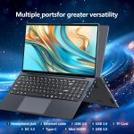⁦16 Inch Gaming Laptop, i5 Laptop up to 3.60GHZ, Laptops 1920 x 1200 HD Display, 16GB RAM 1TB SSD, WiFi5, Webcam, BT5.0, Mini HDMI, RJ45, Backlit Keyboard Laptops Computers,gaming computer,pc computers⁩ - الصورة ⁦7⁩