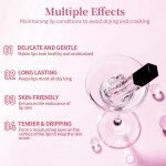 ⁦2Pcs Pink Lip Serum Plumper,Pink Lip Serum Booster,Pink Lip Serum Plump Gorgeous Glow of Lips,Color Changing Lip Gloss,Tinted Lip Balm,Nourishing Repair Lip Oil,Moisturizing Repair Lip Gloss⁩ - الصورة ⁦3⁩
