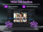 ⁦32GB RAM Laptop Computer with 1TB NVMe SSD, Intel N150 Quad-Core Processor(Up to 3.6GHz), 15.6" FHD IPS Display, 8000mAh Battery, Backlit Keyboard, Privacy Webcam, Fingerprint Unlock, Win11 Pro⁩ - الصورة ⁦4⁩