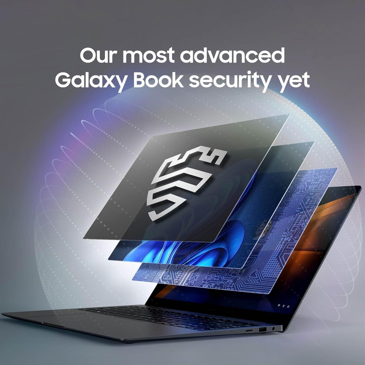 ⁦SAMSUNG Galaxy Book4 Pro Business Laptop, 14" 3K AMOLED Touchscreen, Intel 16-Core Ultra 7 155H, Long Battery Life, Thin & Light, 1080P AI Webcam, Windows 11Pro, w/128G PSD (16GB RAM | 4TB SSD)⁩ - الصورة ⁦6⁩