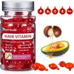 ANYUAN 40Pcs Hair Treatment Serum Oil Capsules,Hair Treatment Serum Enriched with Moroccan Oils,Smooth Silky Hair Mask Repair on Hair Growth Oil