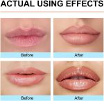 ⁦SWIUKPHE Peel Off Lip Liner Tattoo, Lip Stain Peel Off, Non-stick Cup Liquid Lip Liner Matte Finish Lip Makeup, Long Lasting Waterproof (Light Brown, 2Pcs)⁩ - الصورة ⁦4⁩