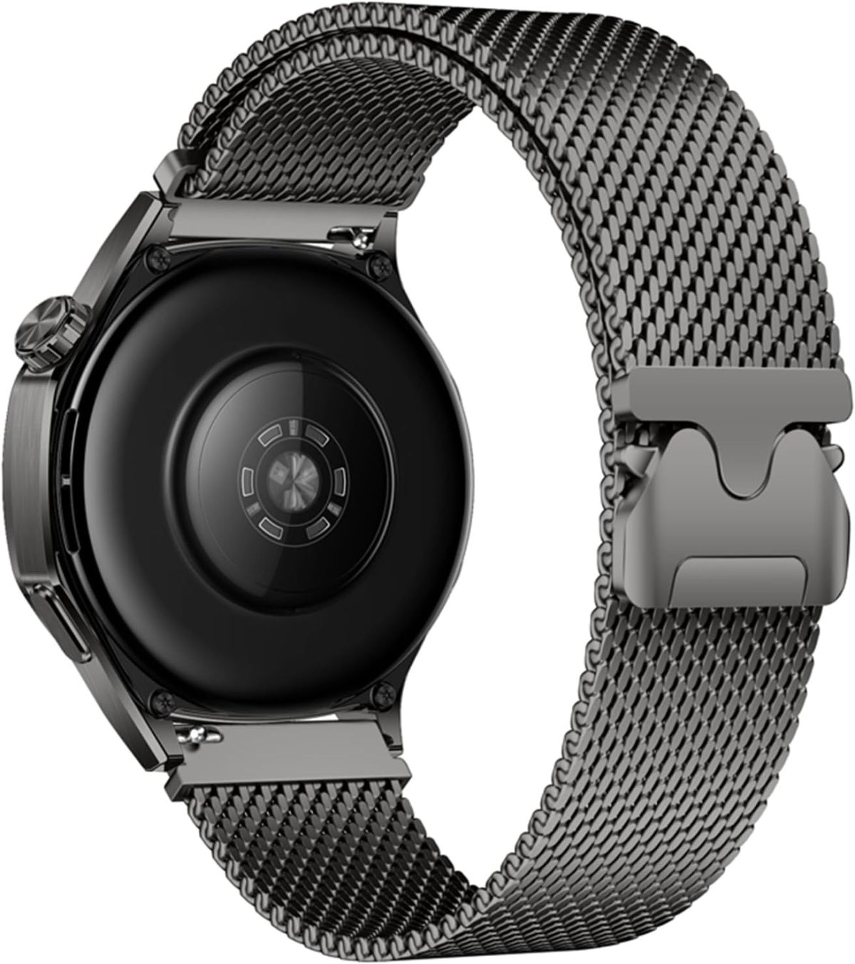 22mm Watch Strap Compatible with Huawei watch GT 5 46mm Strap Stainless Steel Band for Watch 4 46mm Parachute-Style Buckle Strap Compatible with Huawei watch GT 4 3 2 46mm Straps