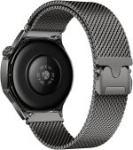 22mm Watch Strap Compatible with Huawei watch GT 5 46mm Strap Stainless Steel Band for Watch 4 46mm Parachute-Style Buckle Strap Compatible with Huawei watch GT 4 3 2 46mm Straps