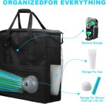 ⁦Jectse Slushie Machine Travel Bag, Oxford Cloth Portable Storage Bag with Shoulder Strap, Large Capacity Outdoor Drink Maker, Easy Carry for Cords, Straws, and Cup Lids⁩ - الصورة ⁦3⁩